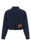 ff reverse cotton denim jacket