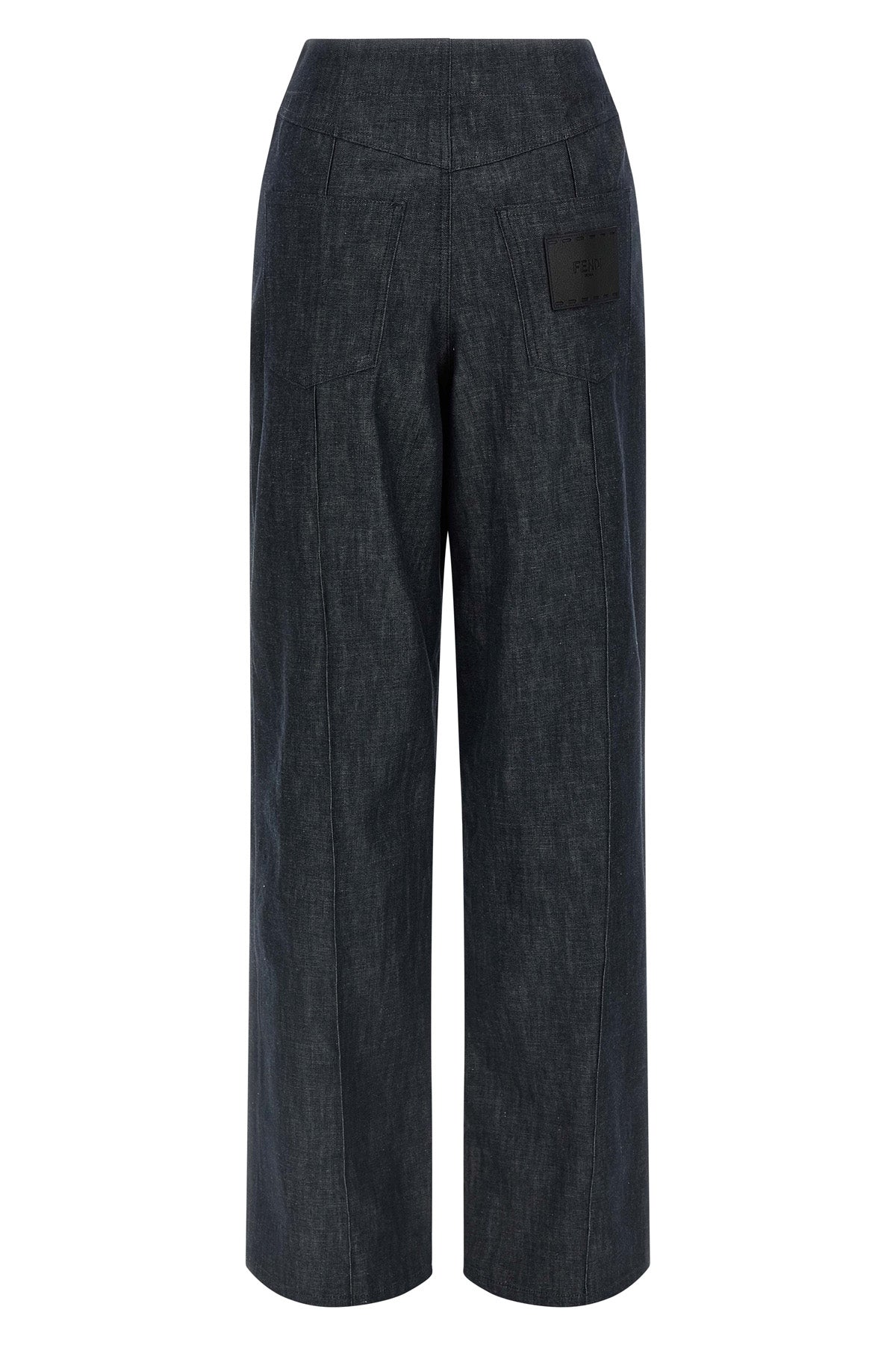 FENDI 38 ultra light denim chambray jeans