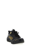 cosmic dust sneakers in glacé leather and technical materials