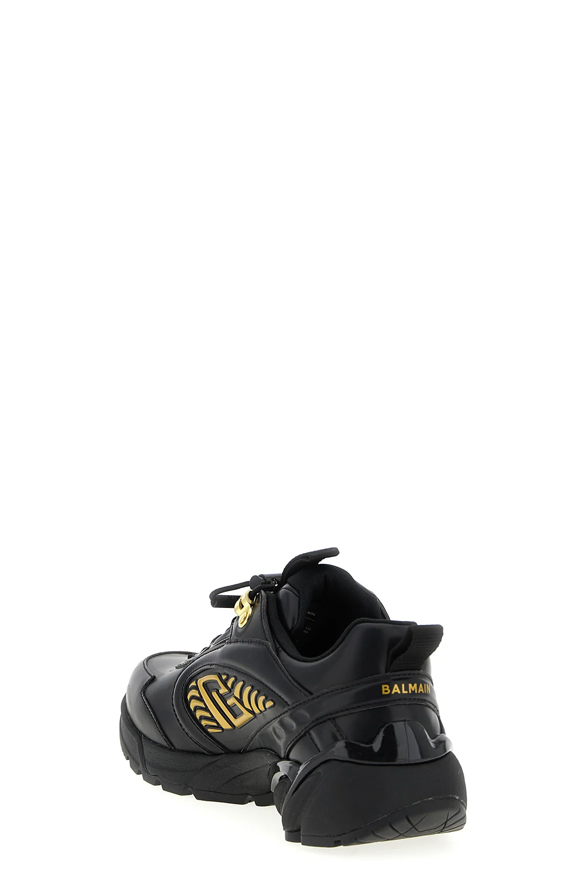 cosmic dust sneakers in glacé leather and technical materials