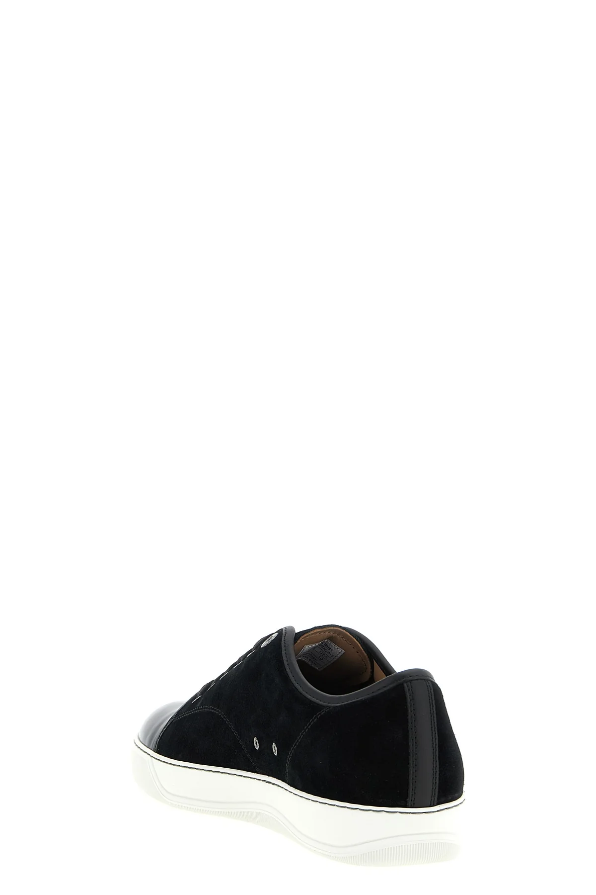 basket low-top suede sneakers