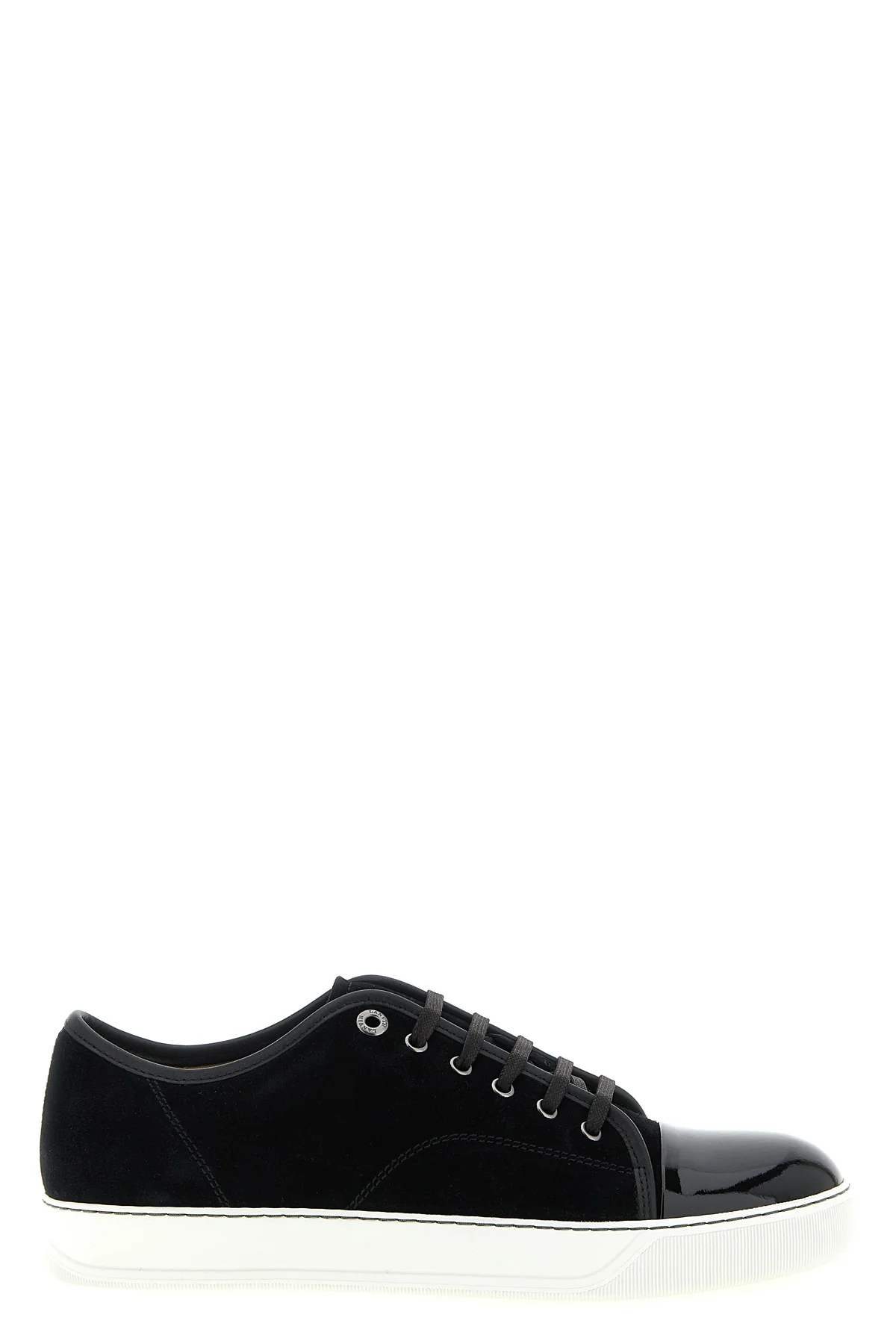 LANVIN 6 basket low-top suede sneakers