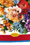 floral print silk twill scarf