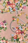 mazzolini di fiori print silk twill scarf