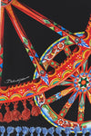carretto print silk twill scarf