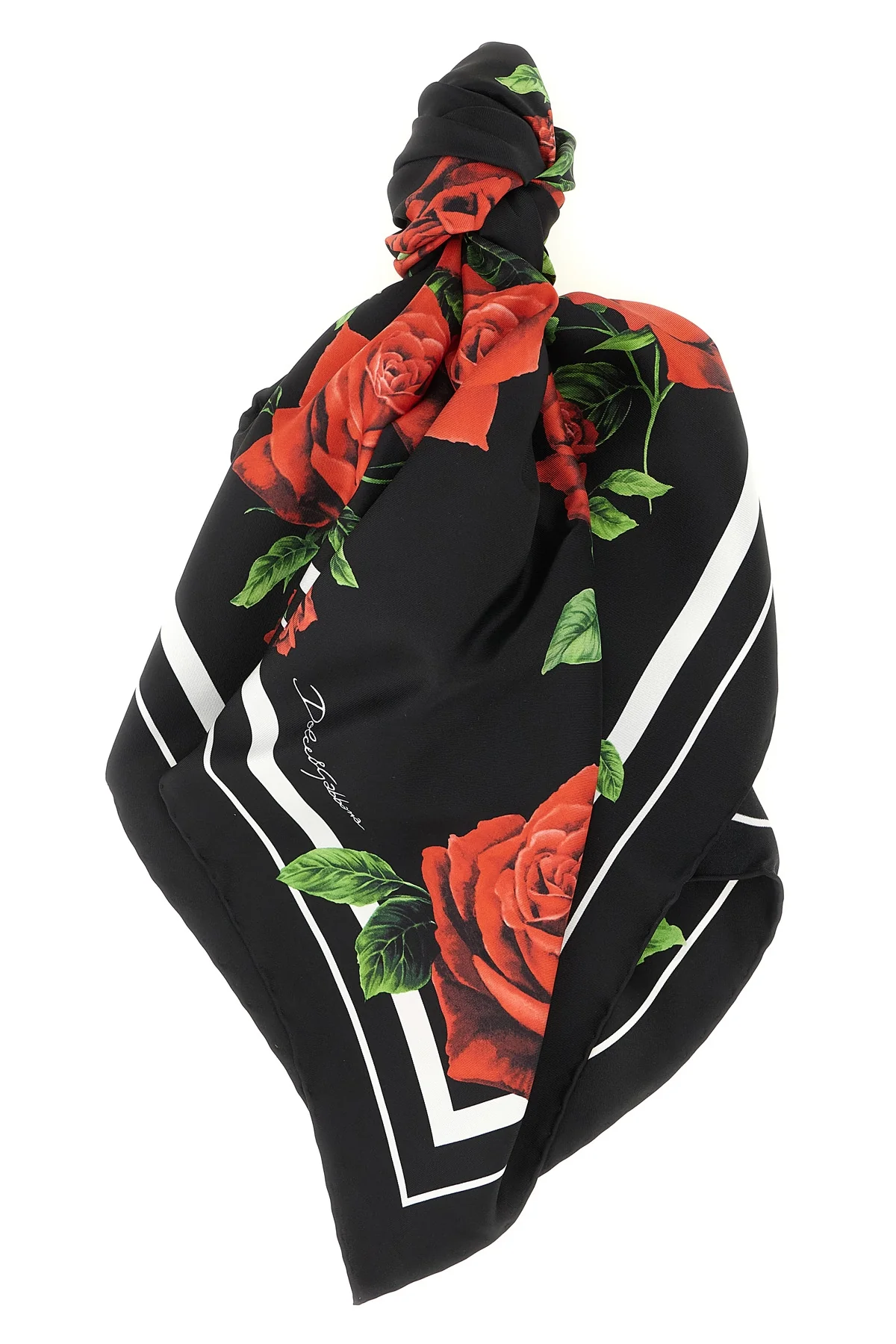 DOLCE amp; GABBANA OS the dolce amp; gabbana scarf in pure twill silk defines the aesthetics of the brand
