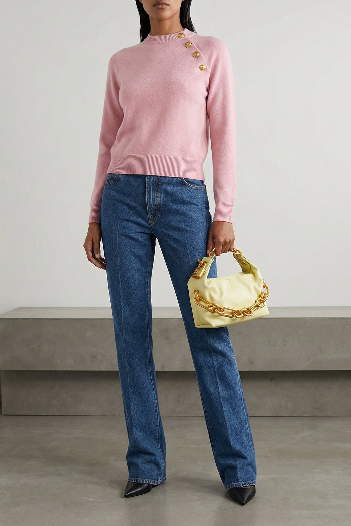 BALMAIN OS sync mini nappa handbag
