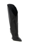 twist calf leather boots