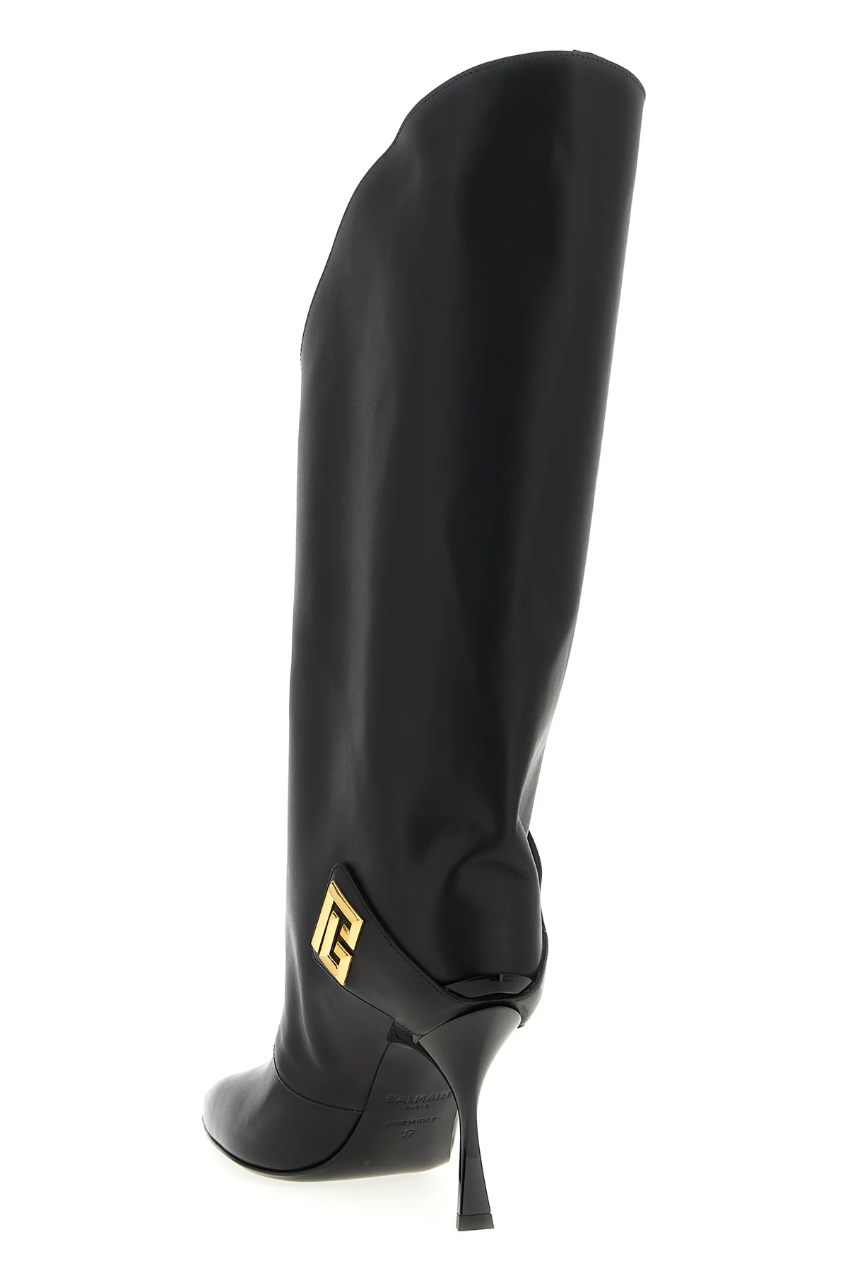 twist calf leather boots