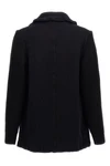 double-breasted wool cloth coat