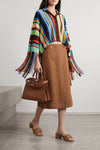 the fendi midi skirt redefines everyday elegance through a flared silhouette