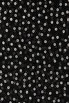 polka dot silk chiffon scarf