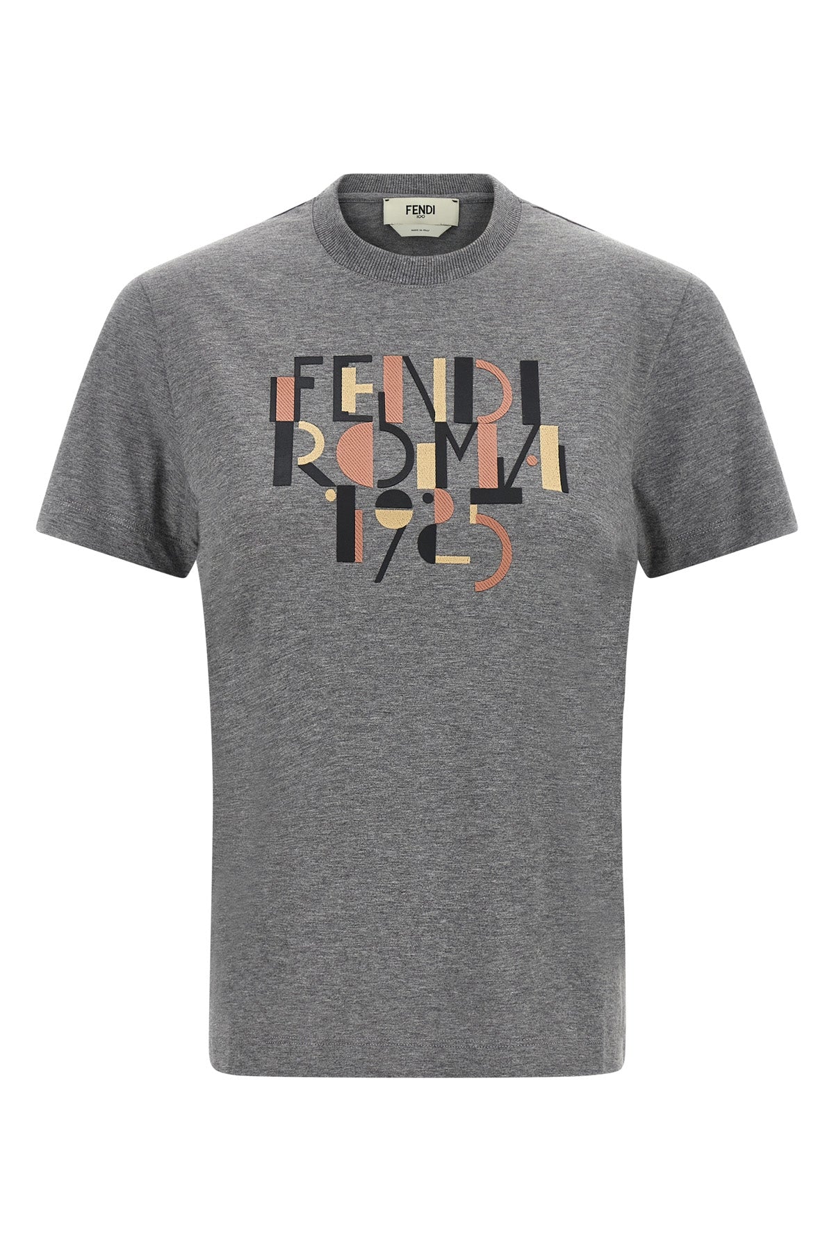 FENDI L cotton mélange jersey t-shirt