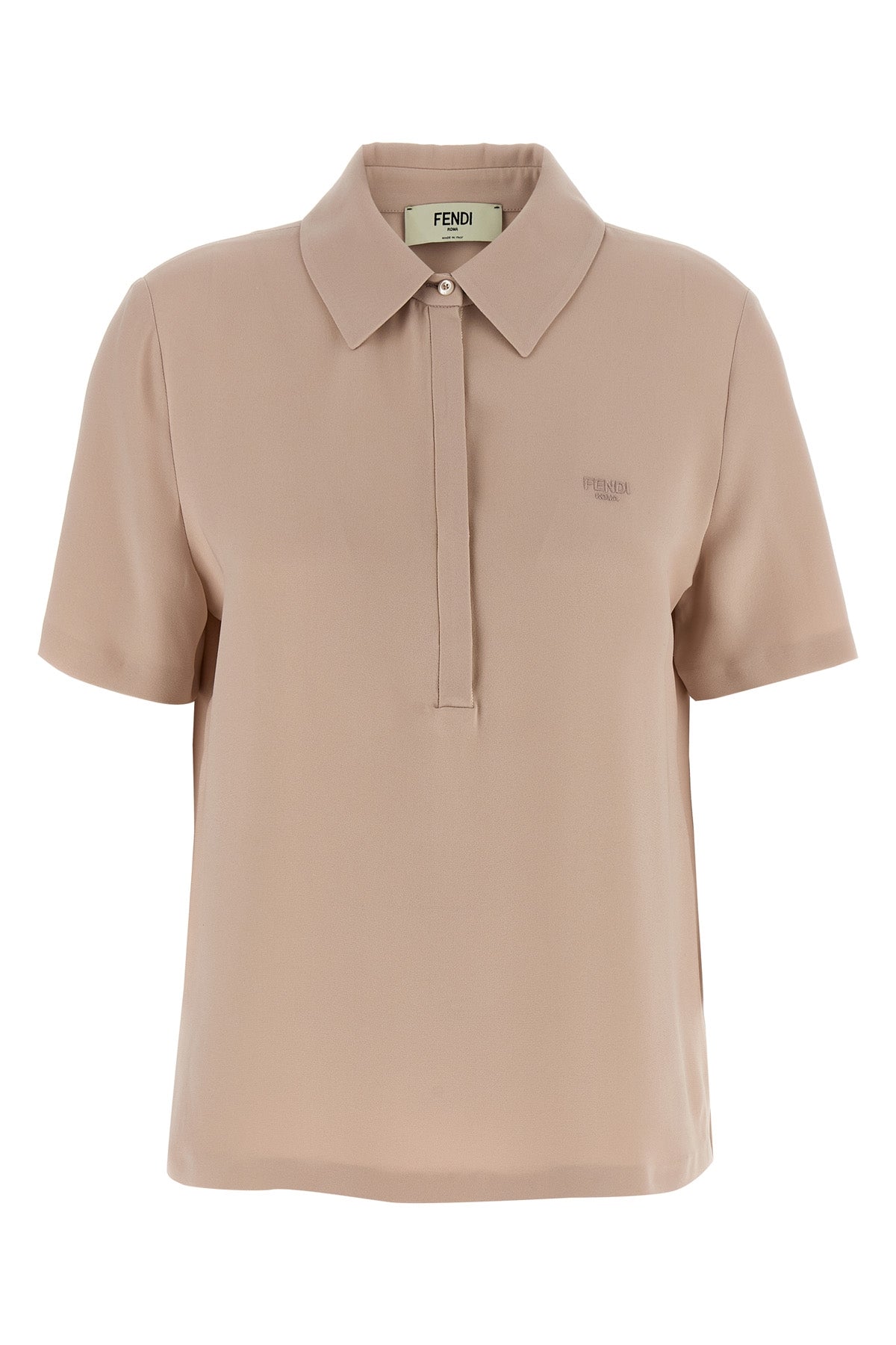 FENDI 38 polo shirt in silk cady