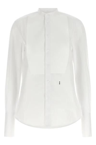 the fendi fine poplin shirt reinterprets a classic of the male wardrobe through