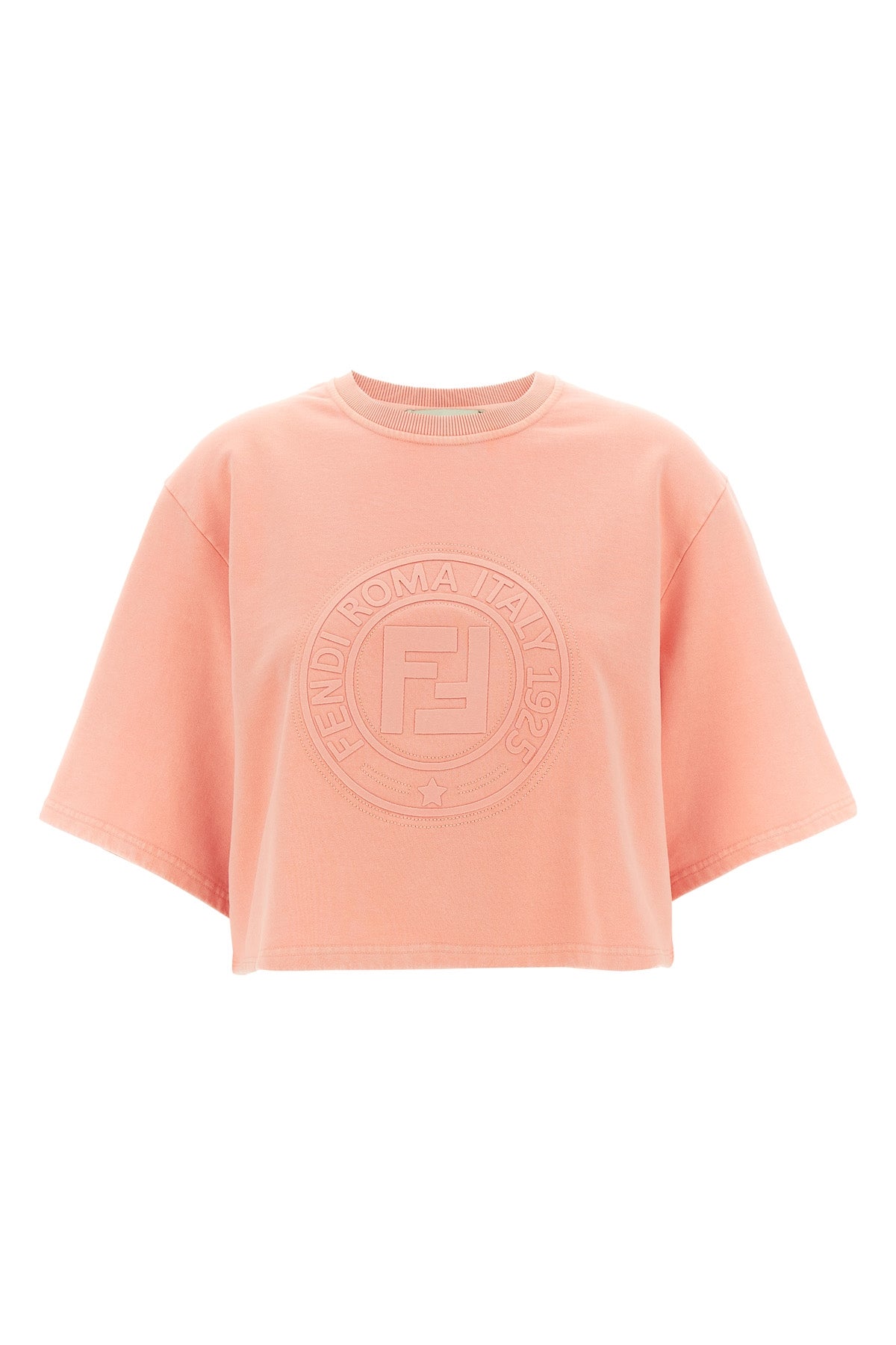 vintage effect brushed cotton sweatshirt