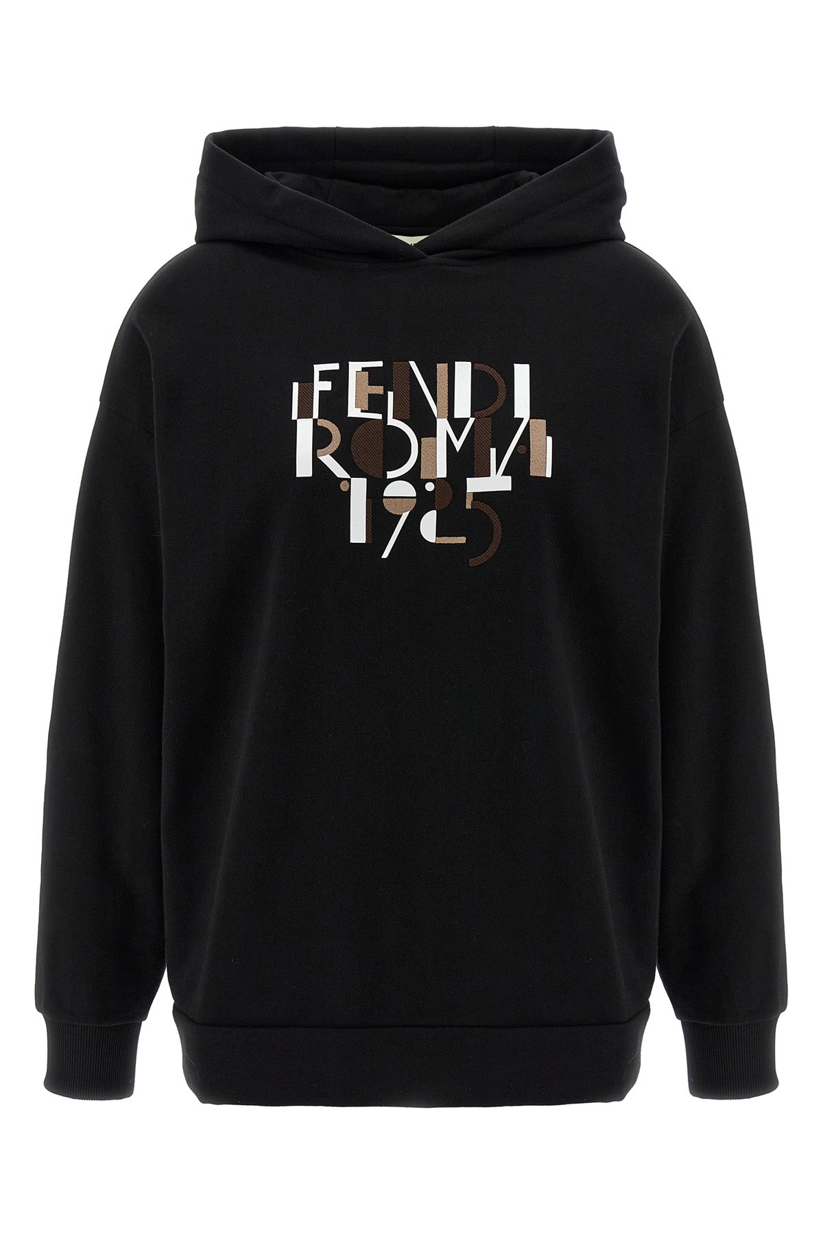 FENDI L fendi roma cotton hoodie