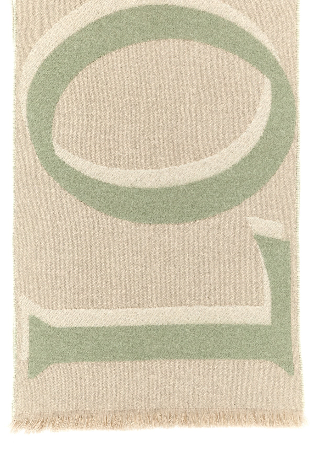 LOEWE OS double-sided wool and cashmere blend scarf