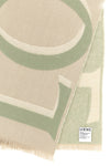 double-sided wool and cashmere blend scarf