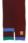 medium-weight ribbed wool scarf