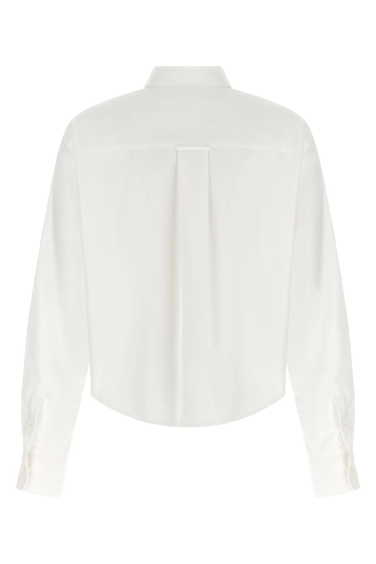 the ami paris shirt redefines traditional tailoring through a contemporary cropp