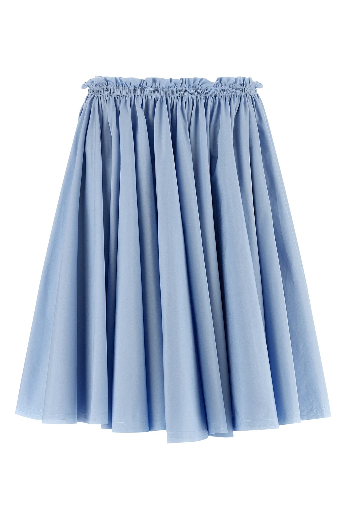 AMI PARIS 34 midi skirt in cotton poplin