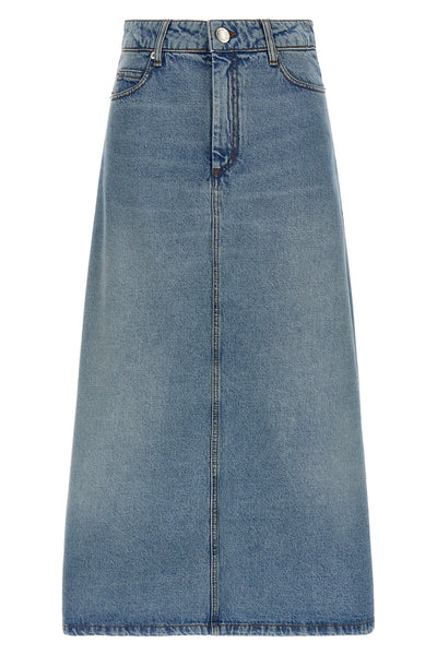 the midi skirt ami paris redefines the codes of the casual wardrobe through a ri