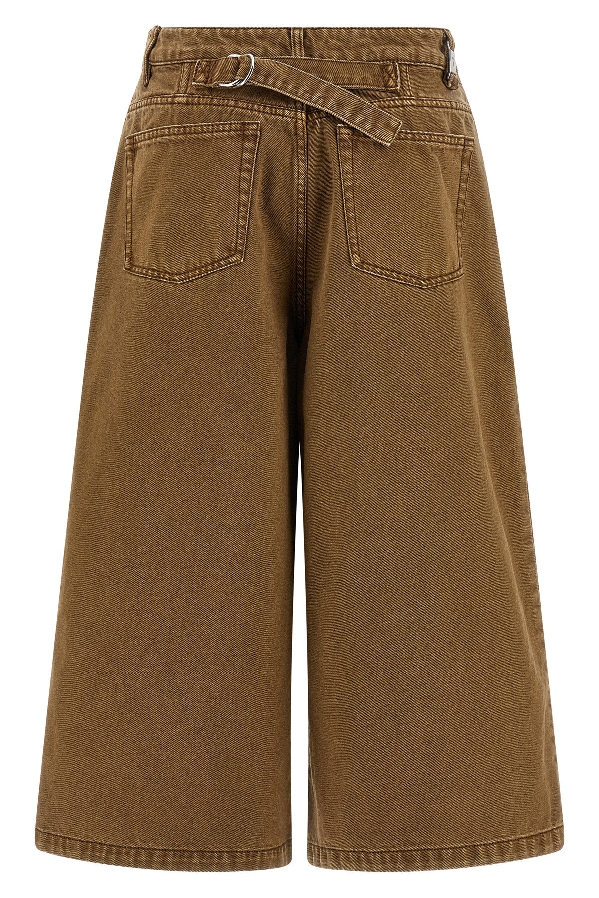 AMI PARIS 26 garment-dyed cotton denim bermuda shorts