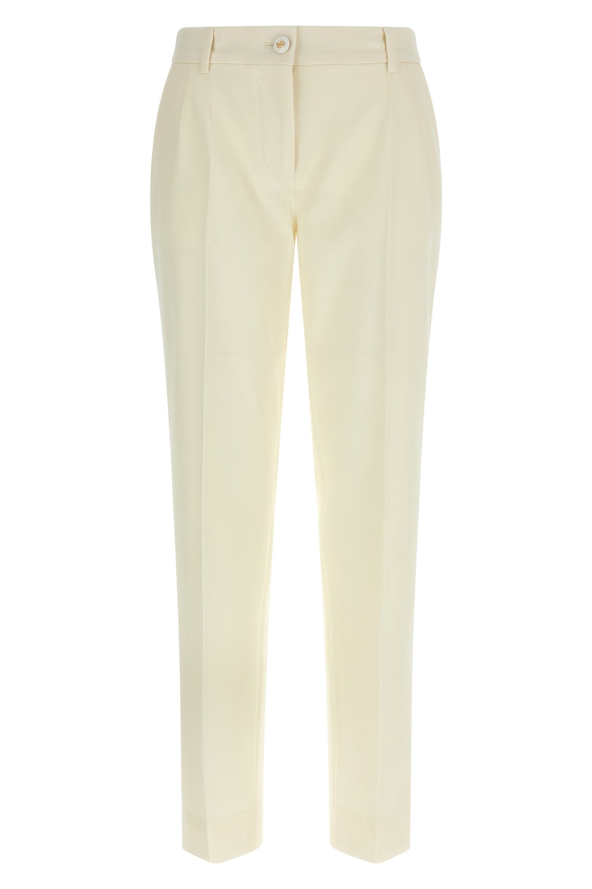 DOLCE amp; GABBANA 42 stretch wool canvas trousers