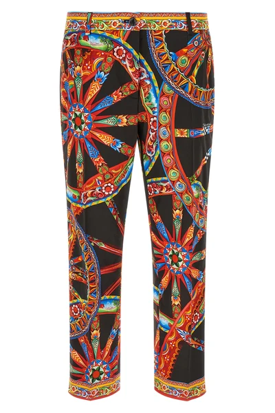 dolcegabbana trousers in pure cotton poplin define a new dimension of sartorial