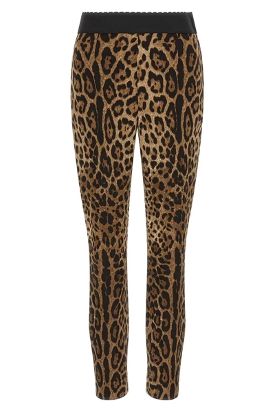 dolce gabbana leggings redefine the codes of adherent clothing through a techn