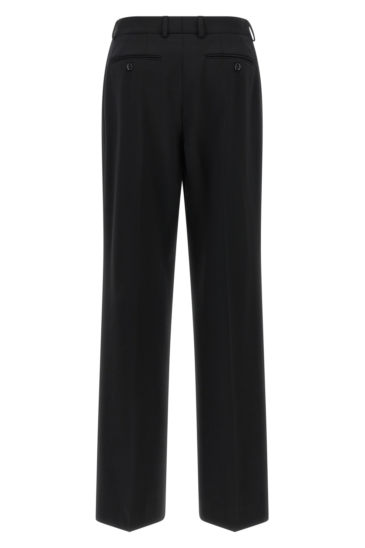 DOLCE amp; GABBANA 38 stretch wool canvas trousers