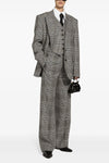 tailored trousers in cashmere blend