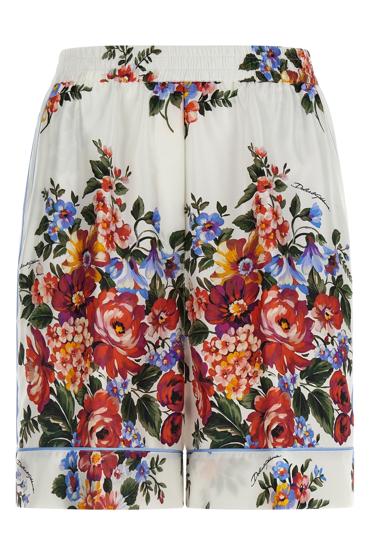 DOLCE amp; GABBANA 38 vanity silk twill bermuda shorts