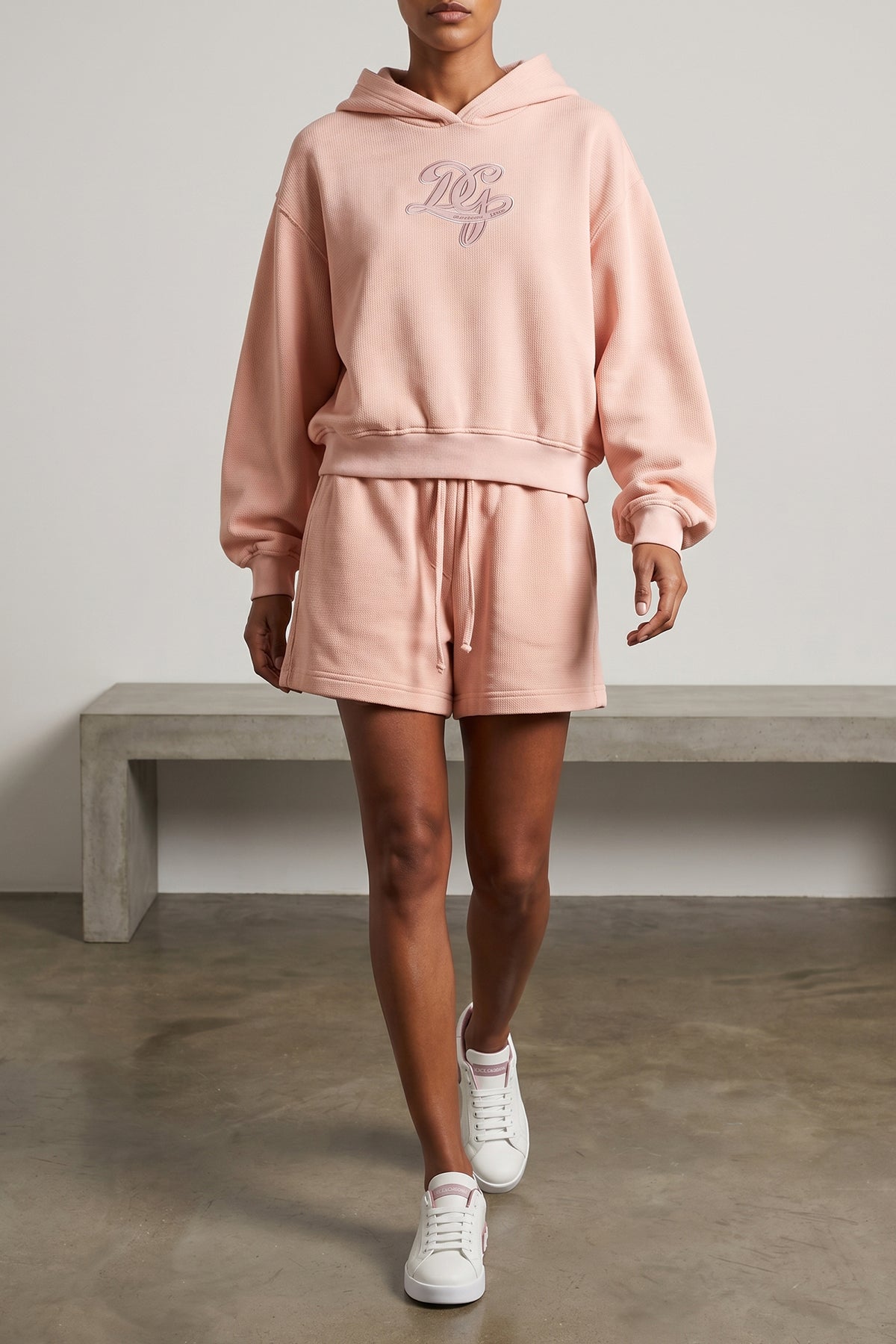 DOLCE amp; GABBANA 38 brushed cotton terry shorts