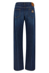 stone-washed cotton denim jeans