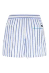 dolce & gabbana poplin bermuda shorts embody casual elegance through fluid sarto