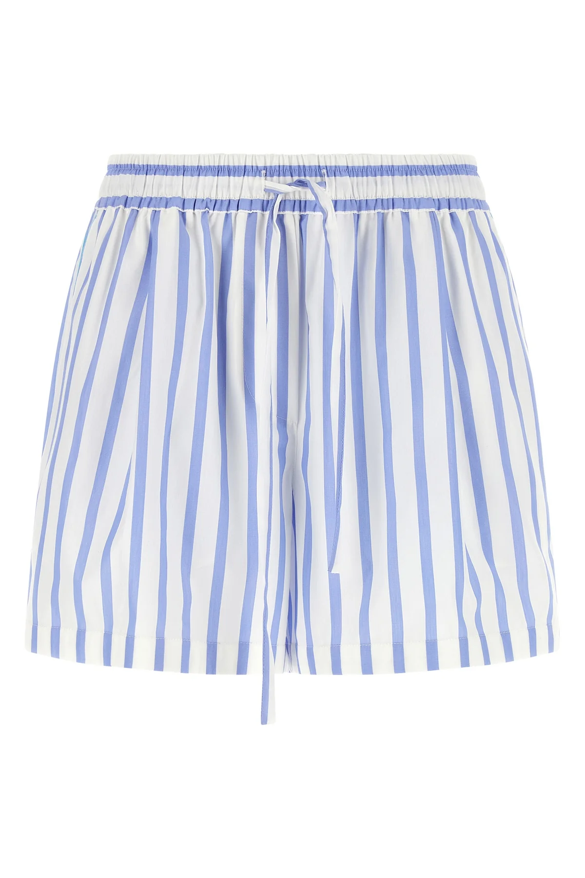 dolce & gabbana poplin bermuda shorts embody casual elegance through fluid sarto