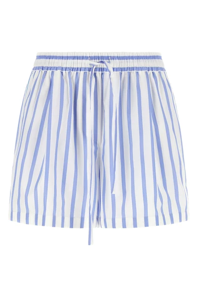 dolce  gabbana poplin bermuda shorts embody casual elegance through fluid sarto