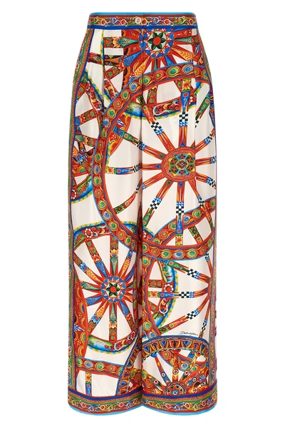 the vanity pants by dolce gabbana define a fluid and relaxed silhouette thro
