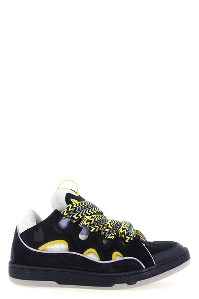 curb sneakers in calf leather