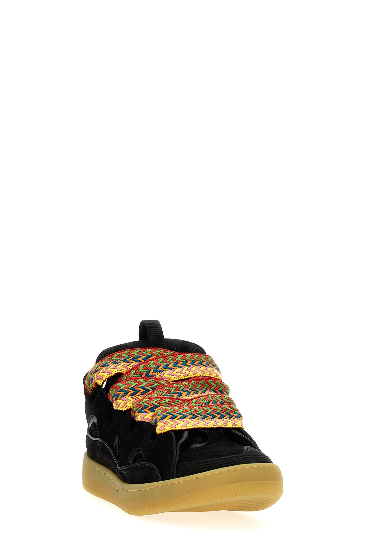 curb sneakers in calf nappa