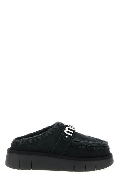 bounce clog suede sabots