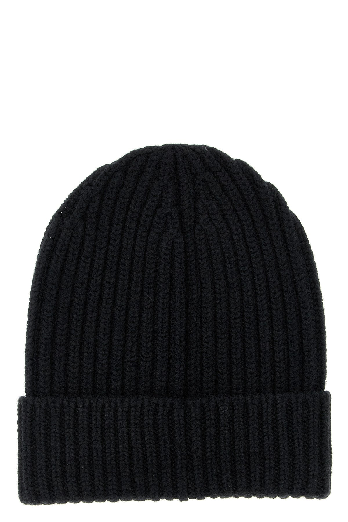DOLCE amp; GABBANA OS turn-up wool knit beanie