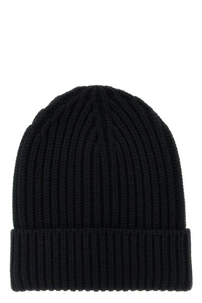 turn-up wool knit beanie