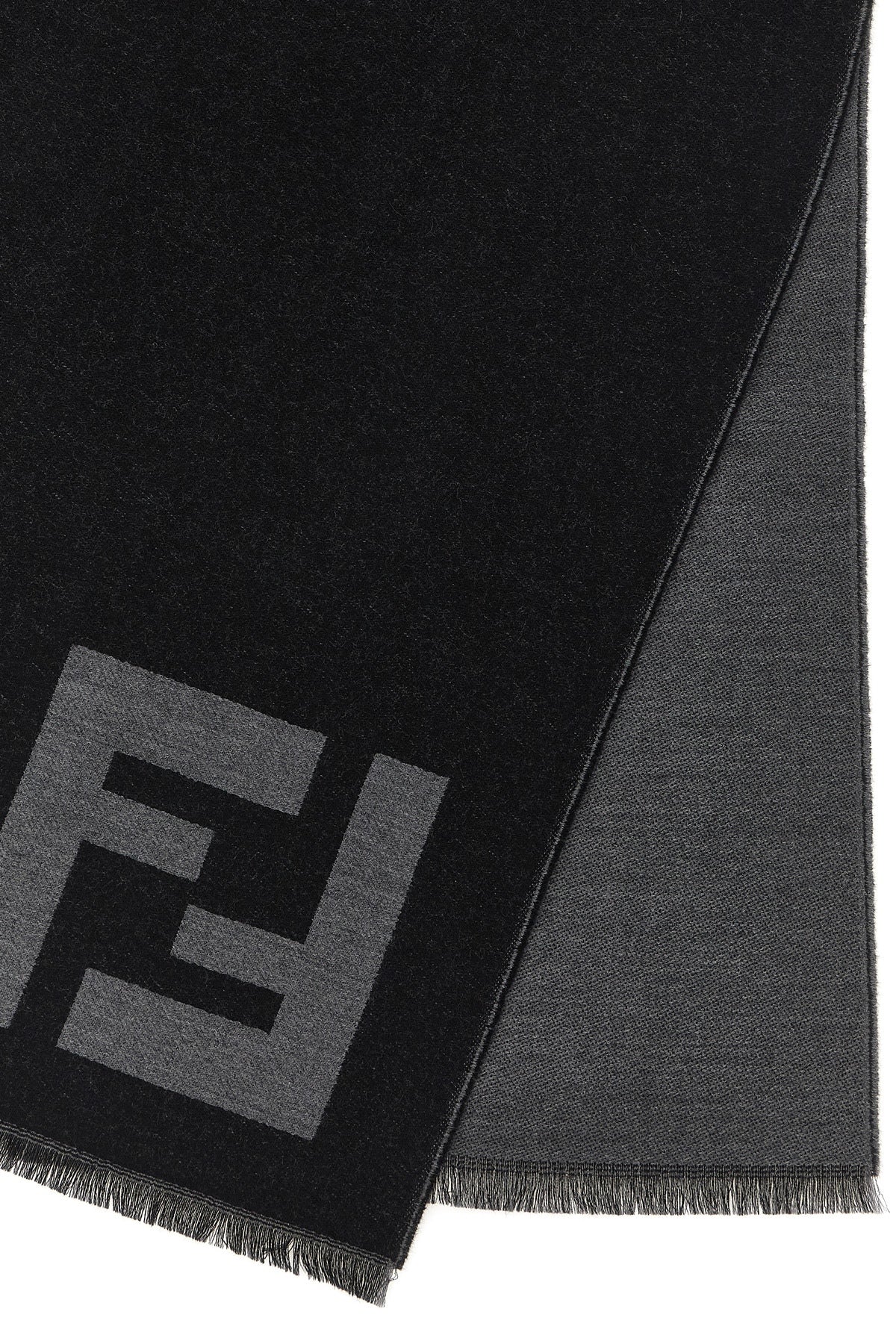 fine wool jacquard scarf
