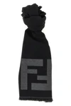 fine wool jacquard scarf