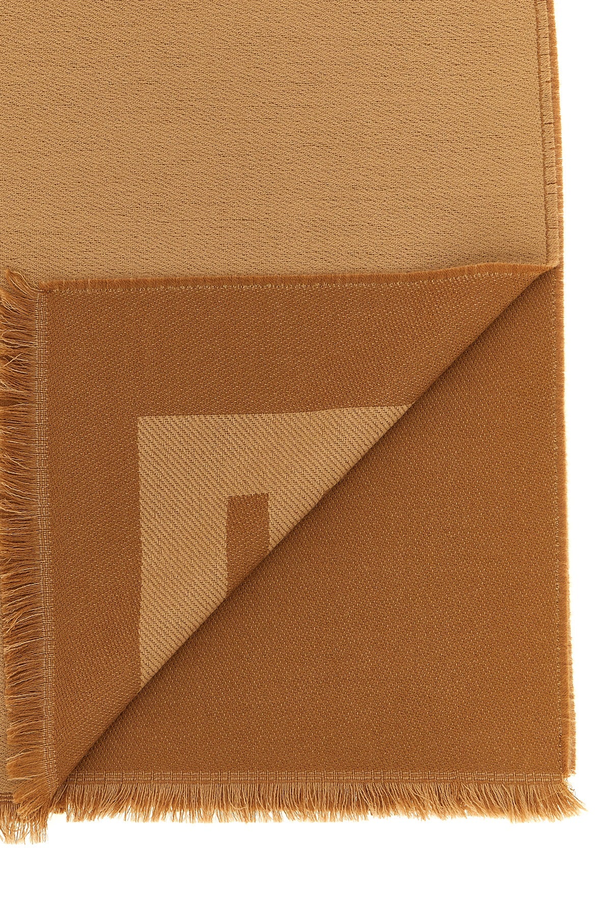 two-tone jacquard scarf of fine soft wool