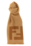 two-tone jacquard scarf of fine soft wool