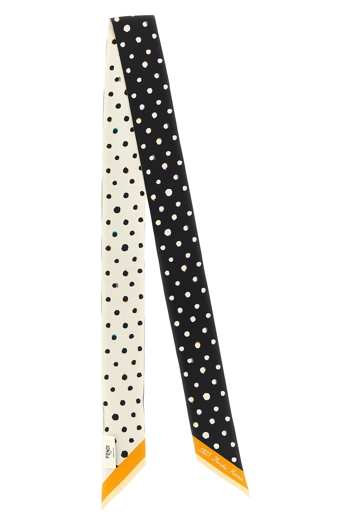 FENDI OS double-sided wrappy silk bandeau